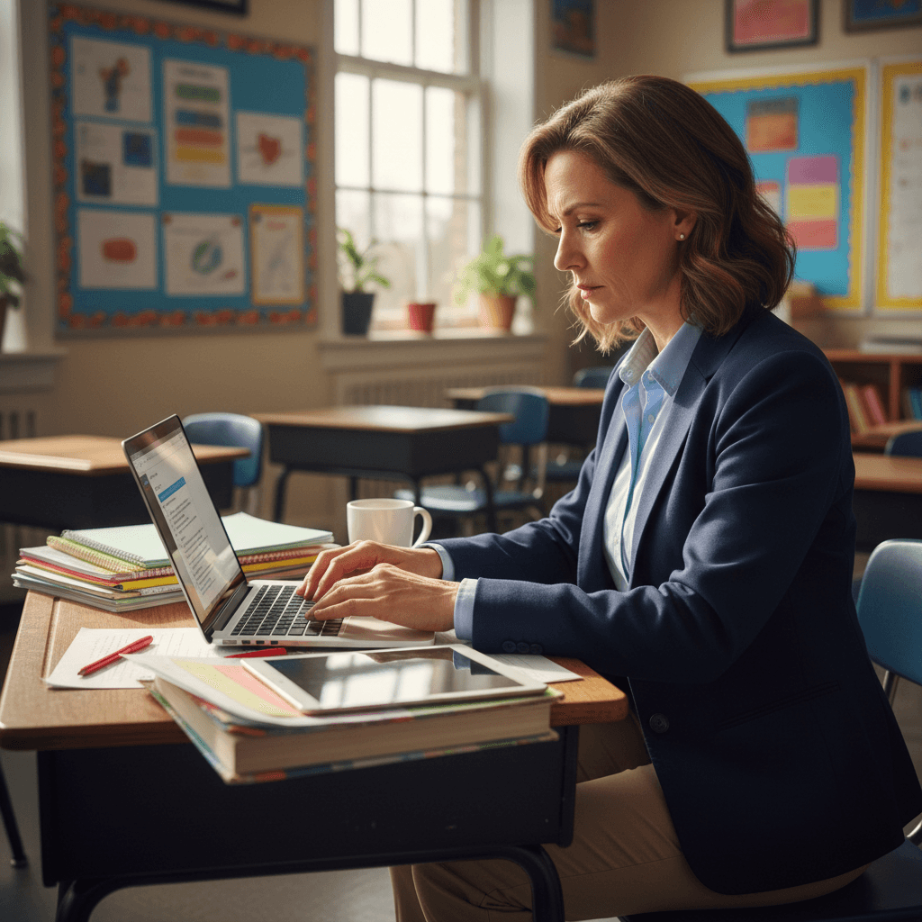 Pre-made digital products displayed on computer screen